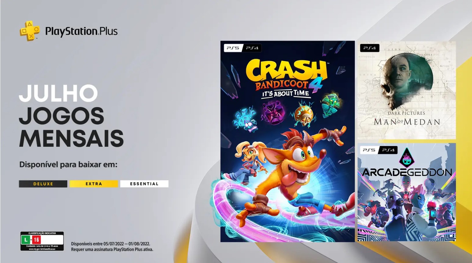 PS Plus Extra & Deluxe anuncia catálogo de jogos de setembro